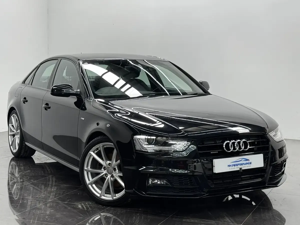 Used Audi A4 Black Edition 177 HP (130 kW) 2015 Black Sedan