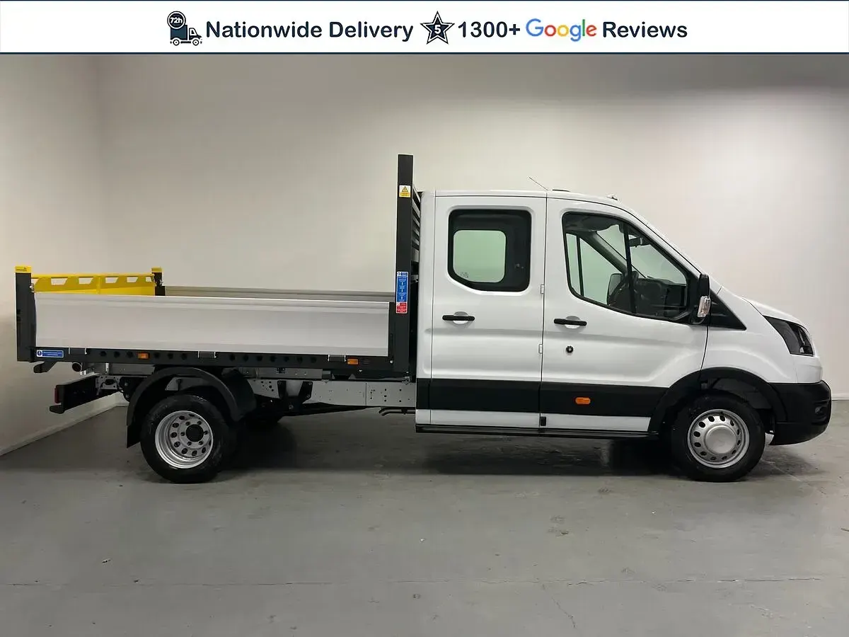 New Ford Transit S 130 HP (95 kW) 2025 White Cabriolet