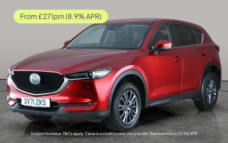 Red Used 2021 Mazda CX-5 SUV | £18,039 (Fair price) - Image 1/3