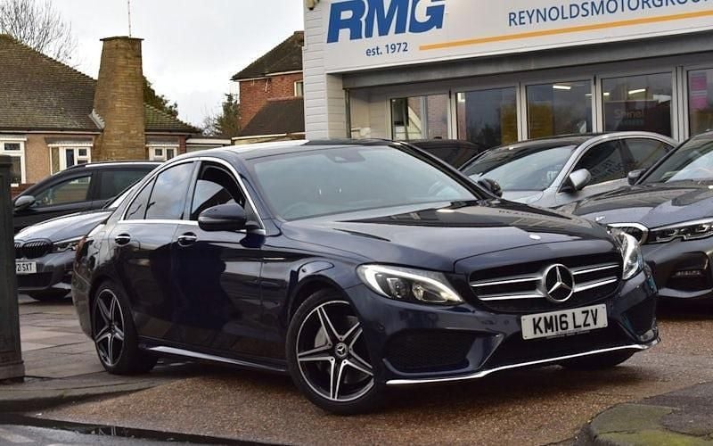 Blue Used 2016 Mercedes C250 AMG line Sedan | £13,990 (Fair price) - Image 1/2