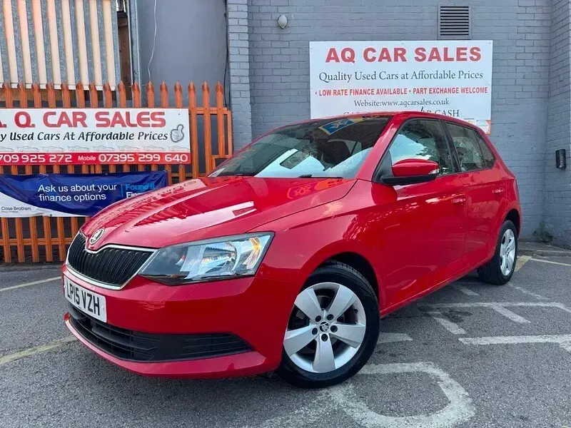 Used Skoda Fabia SE 2015 Red Hatchback