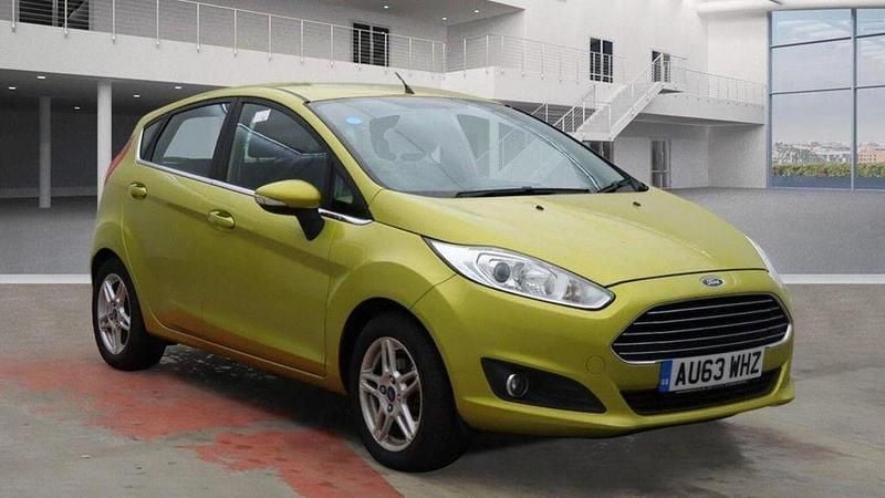 Used Ford Fiesta Zetec 2013 Yellow Hatchback