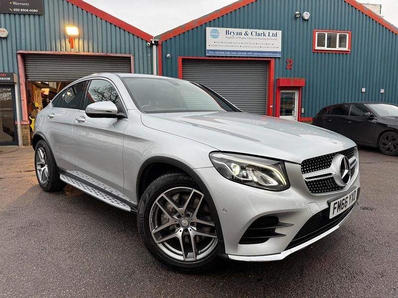 Used Mercedes GLC220 AMG line 2017 Silver Coupe
