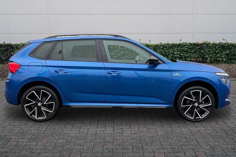 Used Skoda Kamiq Monte Carlo 110 HP (80 kW) 2023 Race blue metallic SUV