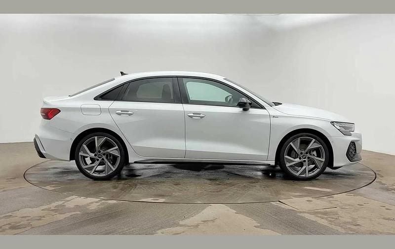 New Audi A3 Black Edition 150 HP (110 kW) 2025 White Sedan