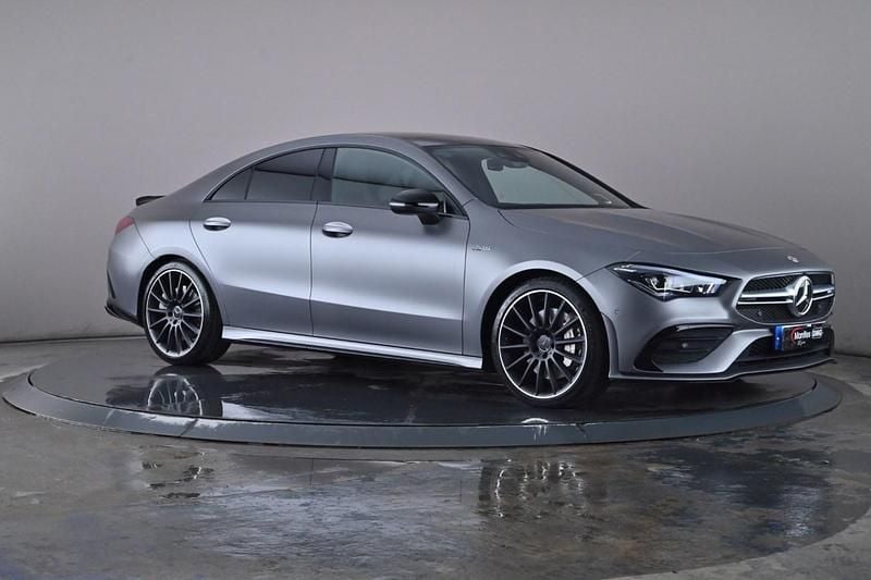 Grey Used 2020 Mercedes CLA35 AMG Premium Plus Coupe | £33,690 (A bit pricey) - Image 1/4