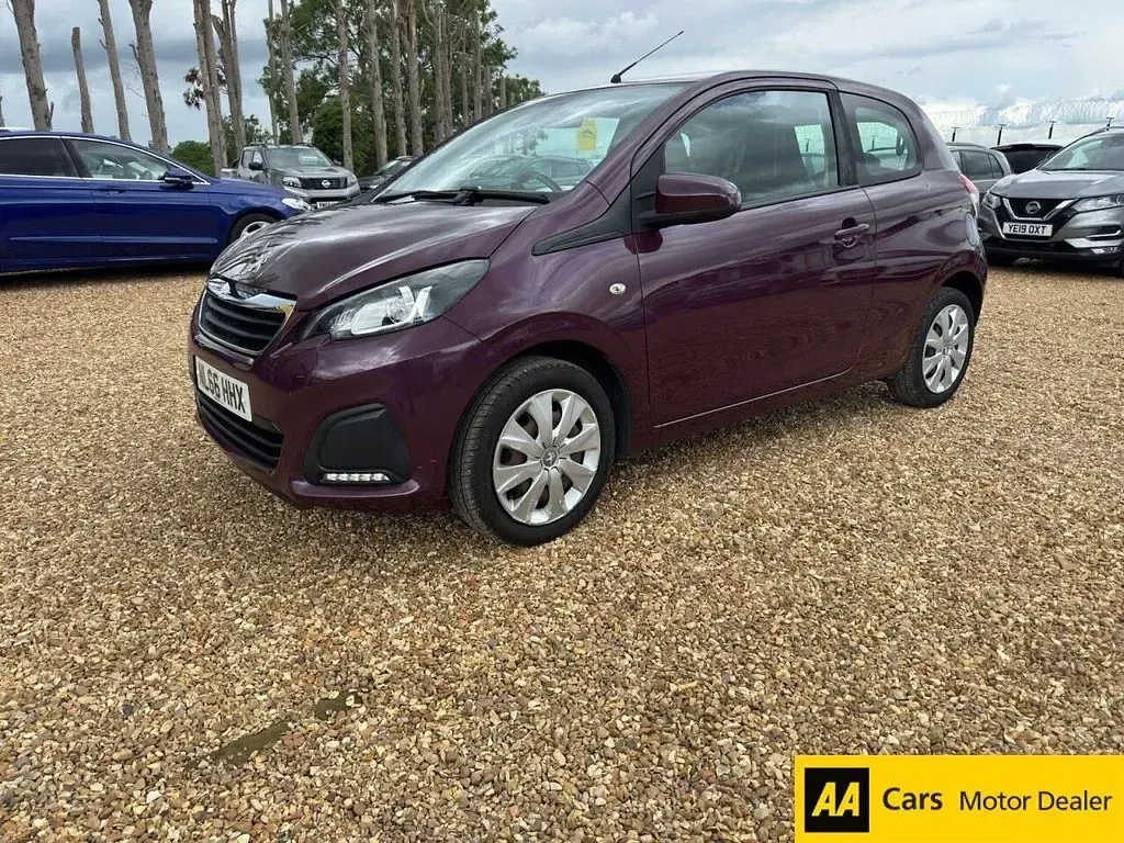 Used Peugeot 108 Active 68 HP (50 kW) 2016 Purple Hatchback