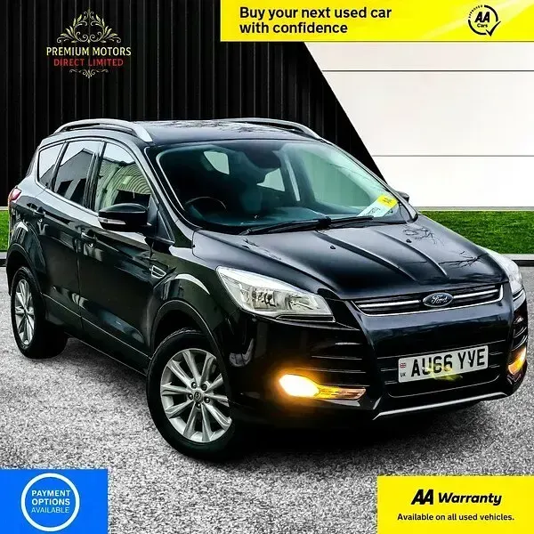 Used Ford Kuga Titanium 150 HP (110 kW) 2016 Black SUV