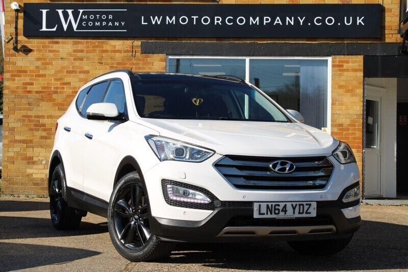 White Used 2014 Hyundai Santa Fe Premium SE SUV | £10,295 (Fair price) - Image 1/4