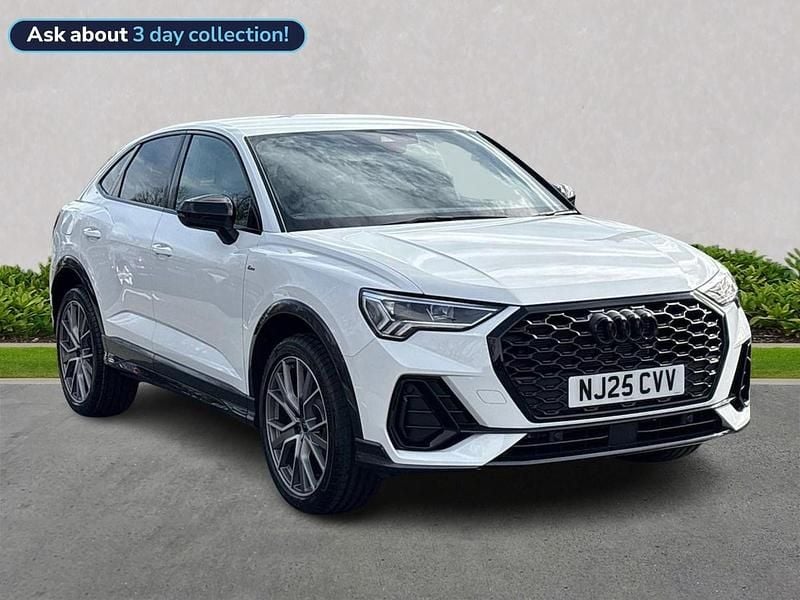 White Used 2025 Audi Q3 Black Edition SUV | £36,467 (Fair price) - Image 1/4