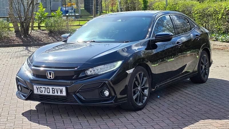 Begagnad Honda Civic SR 126 HK (92 kW) 2020 Svart Halvkombi