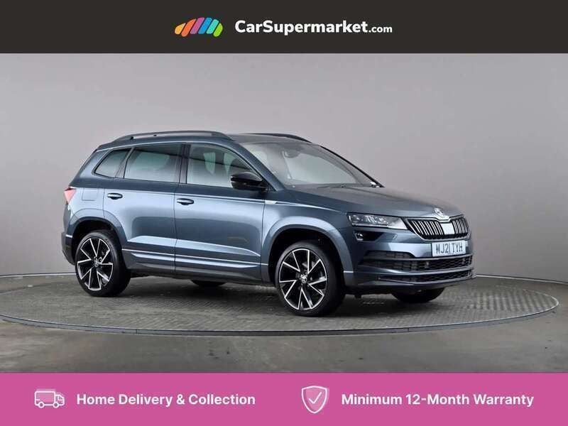 Grey Used 2021 Skoda Karoq SportLine SUV | £19,397 (Fair price) - Image 1/4