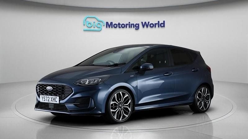 Used Ford Fiesta ST-Line X 125 HP (91 kW) 2023 Blue Hatchback