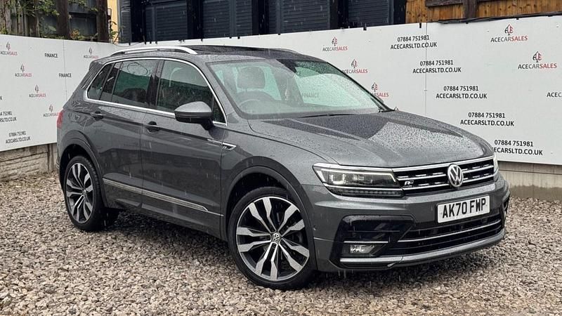 Grey Used 2020 VW Tiguan R-line SUV | £21,995 (Fair price) - Image 1/4