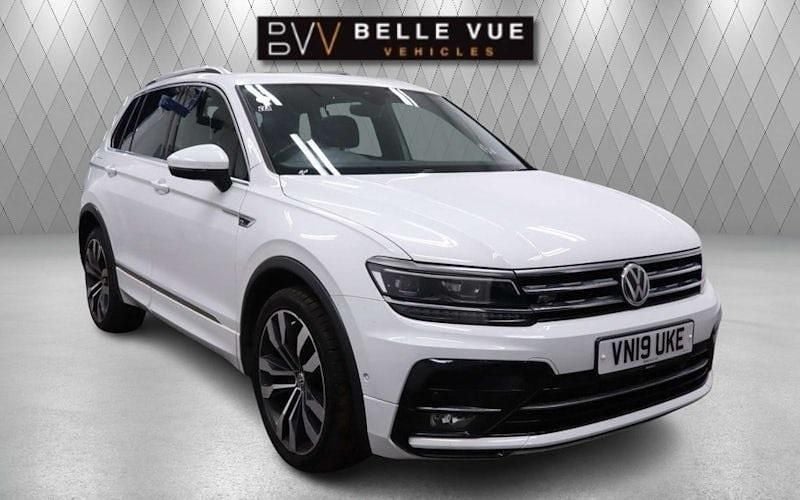 White Used 2019 VW Tiguan R-line SUV | £19,495 (Fair price) - Image 1/3