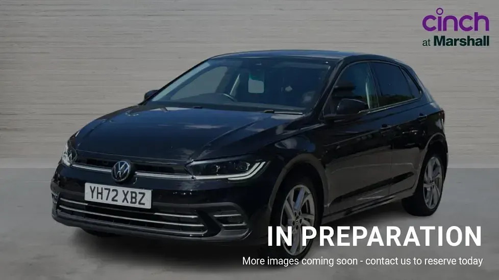 Used VW Polo Style 95 HP (69 kW) 2022 Black Hatchback