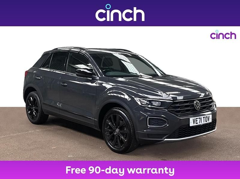 Grey Used 2022 VW T-Roc Black Edition SUV | £18,599 (Fair price) - Image 1/3
