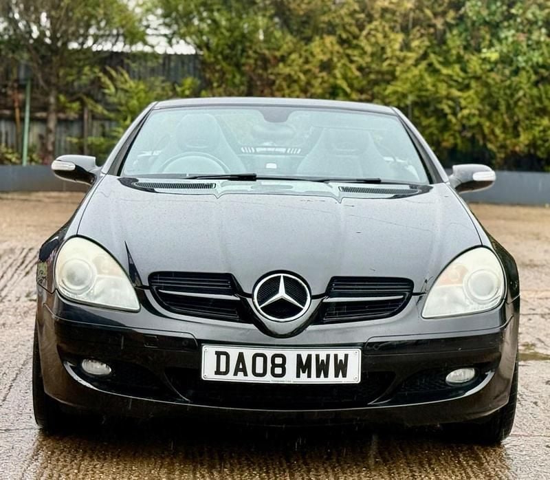 Black Used 2008 Mercedes SLK200 Cabriolet | £3,990 (Good price) - Image 1/2