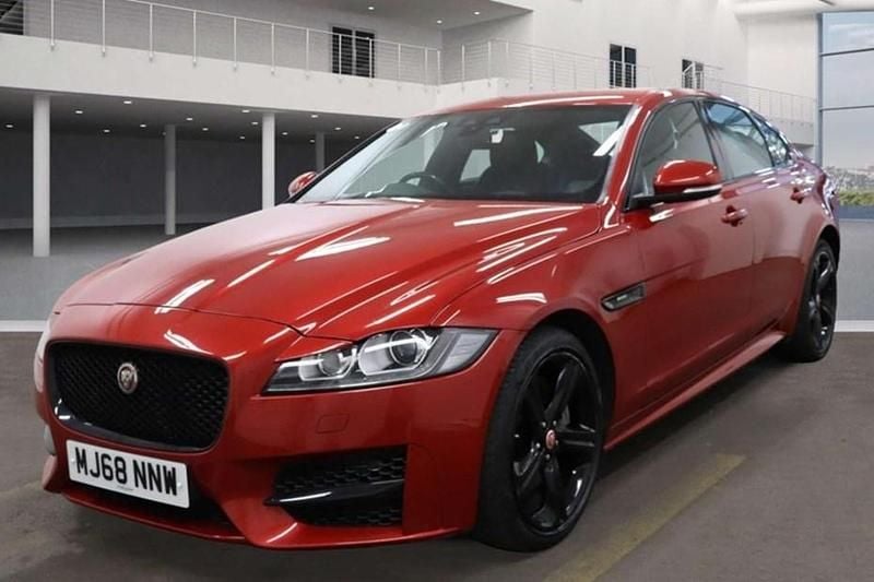 Red Used 2018 Jaguar XF R-Sport Sedan | £12,390 (Fair price) - Image 1/1
