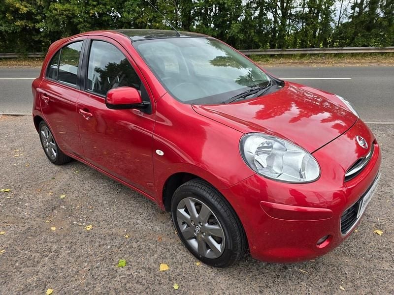 Red Used 2012 Nissan Micra Hatchback | £2,995 (Fair price) - Image 1/4