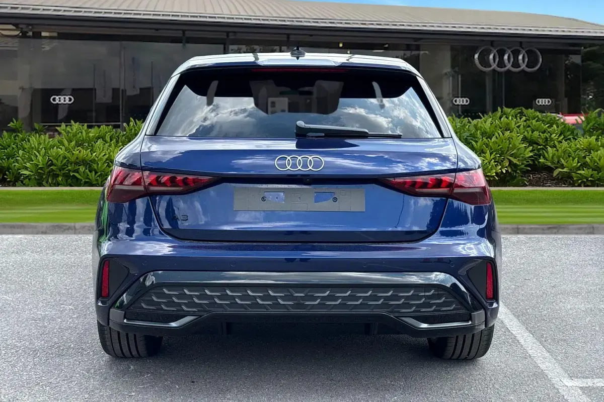 New Audi A3 S-Line 2026 Blue Hatchback