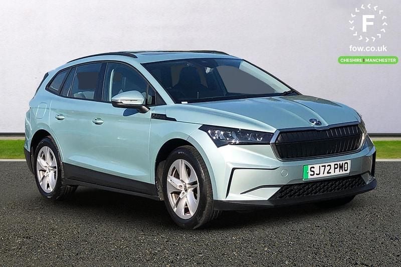 Silver Used 2023 Skoda Enyaq iV ecoSuite SUV | £18,299 (Good price) - Image 1/4