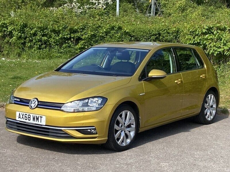 Yellow Used 2019 VW Golf VII GT Hatchback | £8,500 (Good price) - Image 1/4