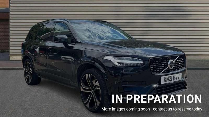 Black Used 2021 Volvo XC90 R-Design SUV | £32,876 (Fair price) - Image 1/4