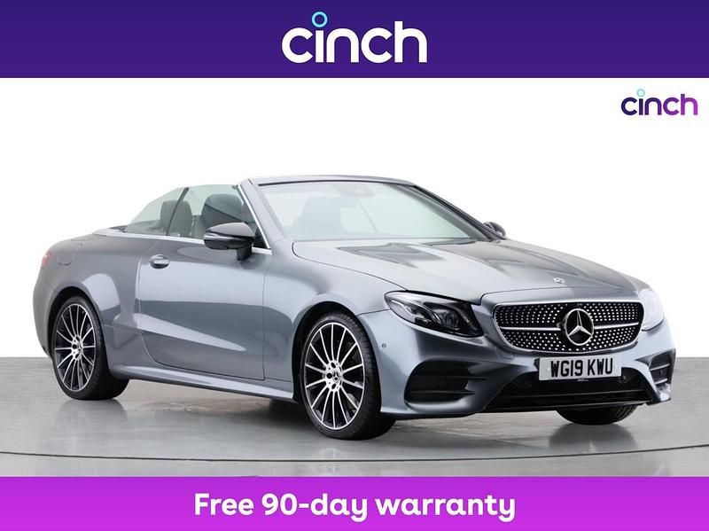 Grey Used 2019 Mercedes E220 AMG line Cabriolet | £20,699 (Fair price) - Image 1/3