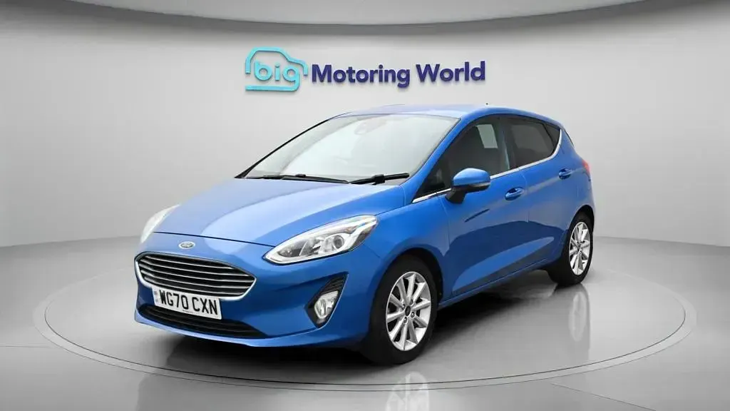 Used Ford Fiesta Titanium 95 HP (69 kW) 2020 Blue Hatchback