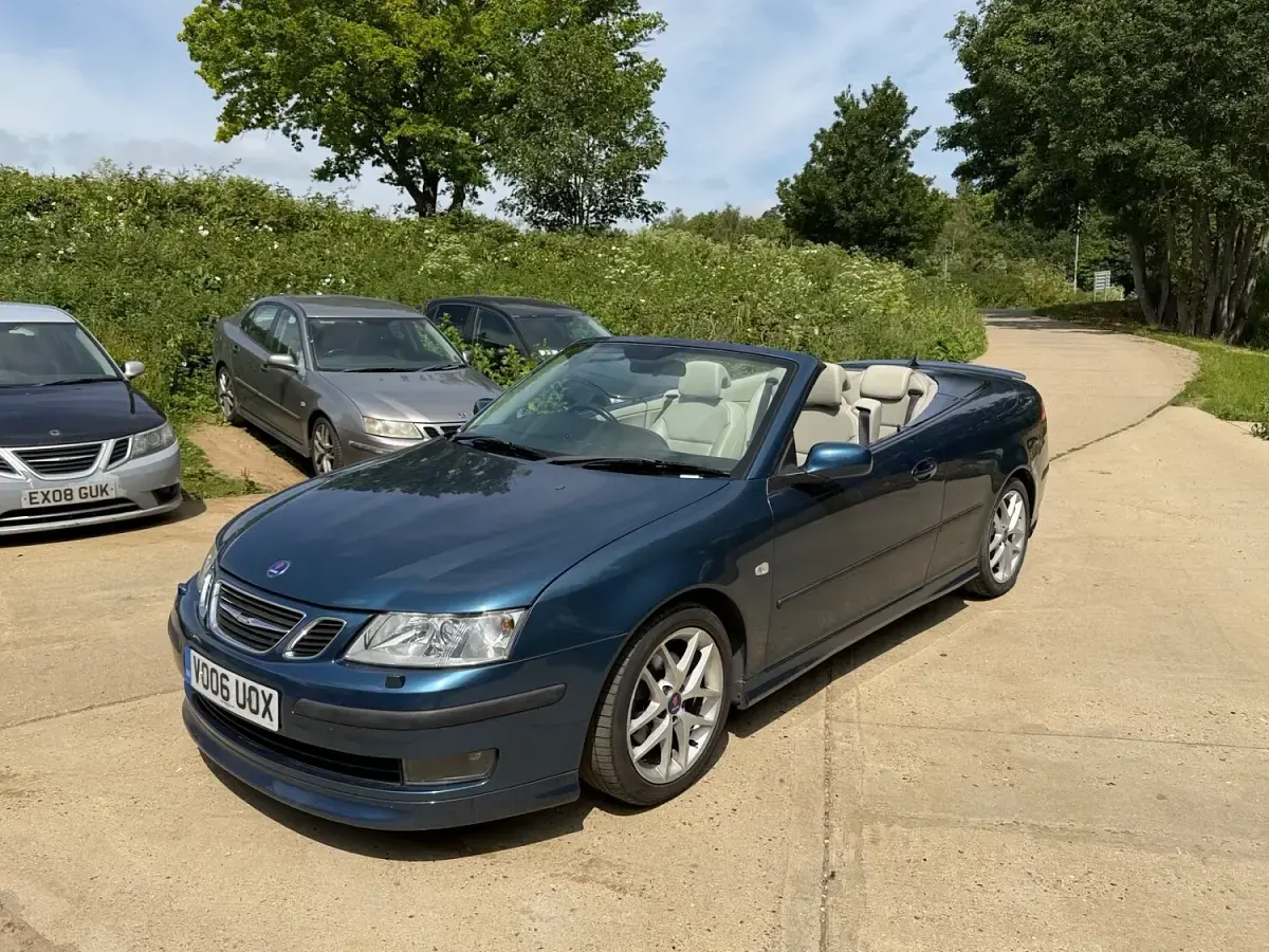 Used Saab 9-3 Aero 2006 Blue Cabriolet