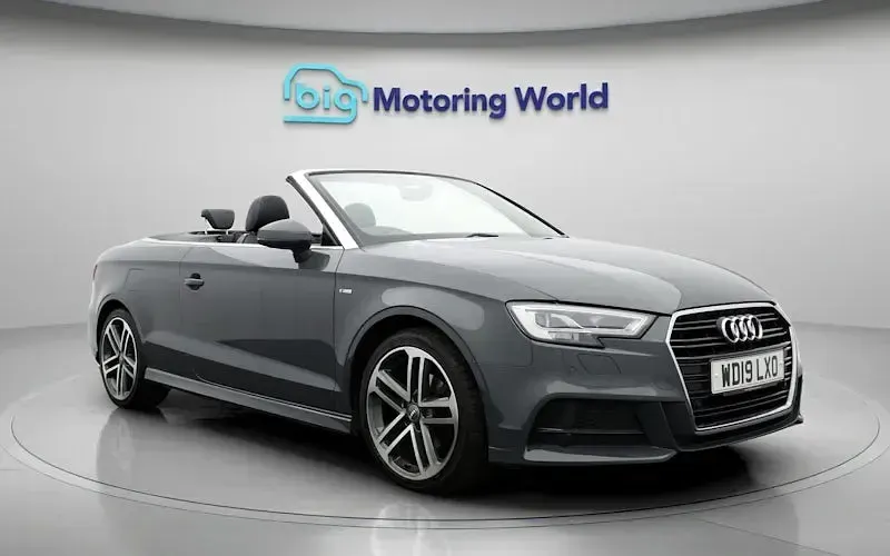 Used Audi A3 Cabriolet S-Line 150 HP (110 kW) 2019 Grey Cabriolet