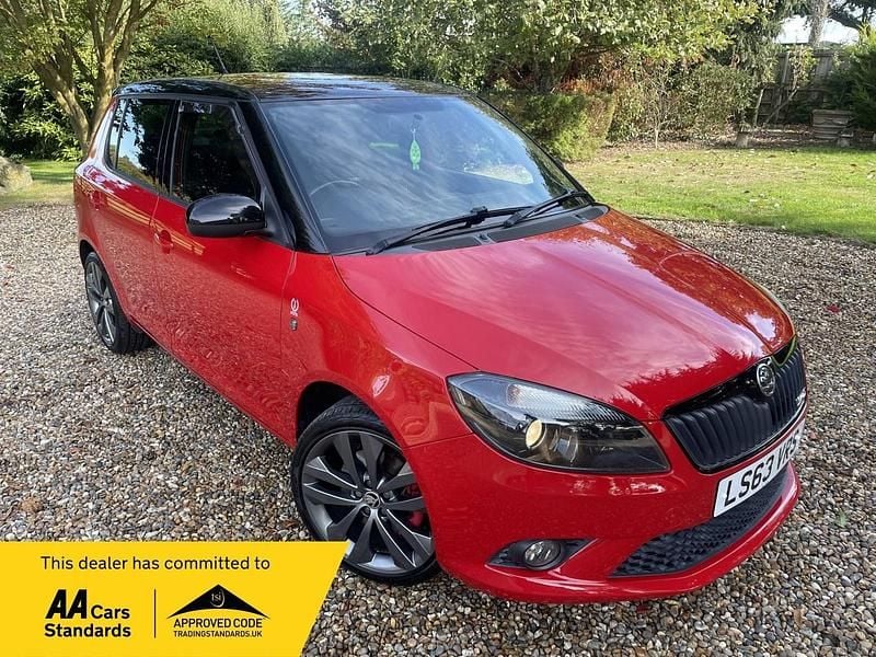 Red Used 2013 Skoda Fabia vRS Hatchback | £7,495 (A bit pricey) - Image 1/4