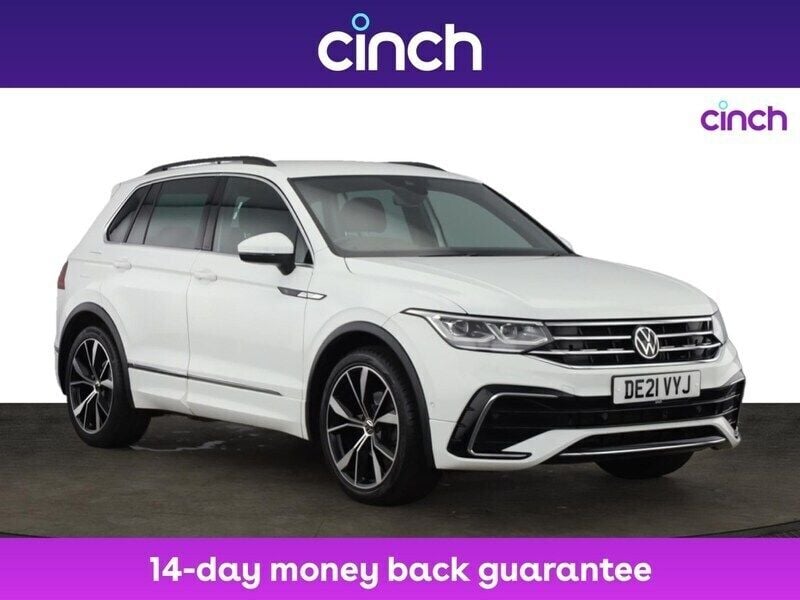 White Used 2021 VW Tiguan R-line SUV | £24,299 (Fair price) - Image 1/3