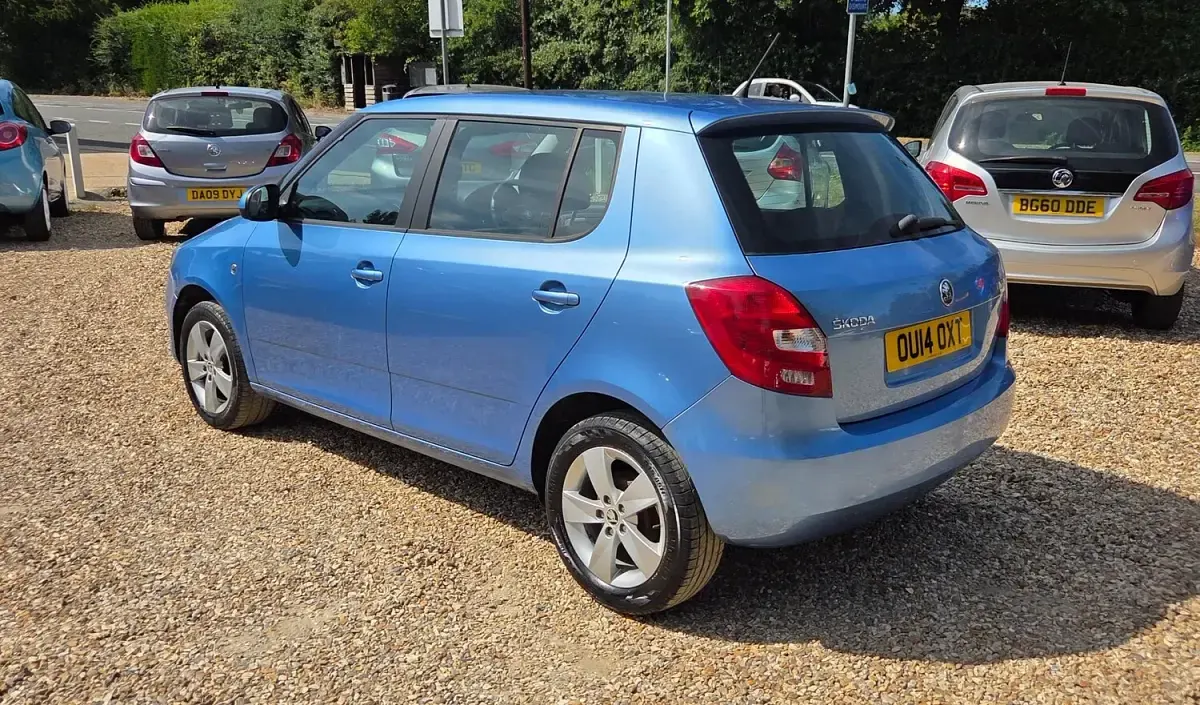 Used Skoda Fabia SE 2014 Blue Hatchback