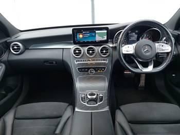 Used Mercedes C200 AMG line 184 HP (135 kW) 2019 Black Estate
