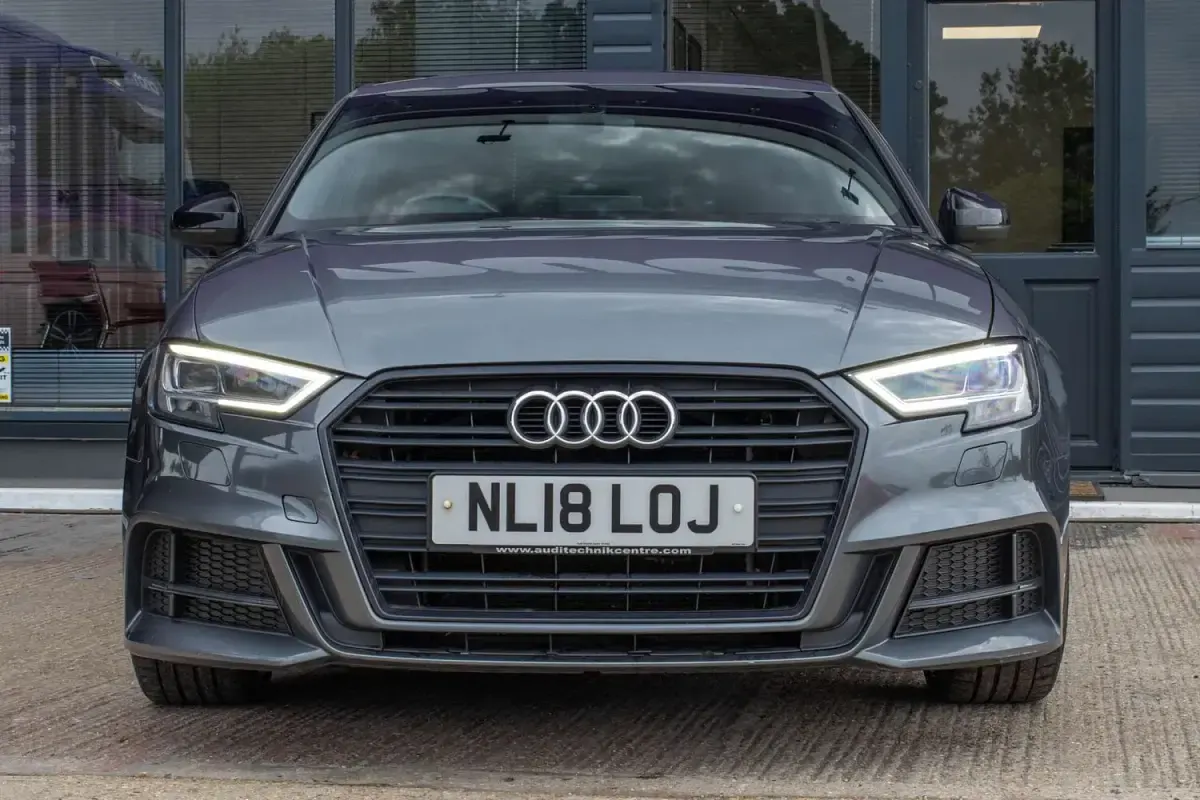 Used Audi A3 Black Edition 150 HP (110 kW) 2018 Grey Sedan