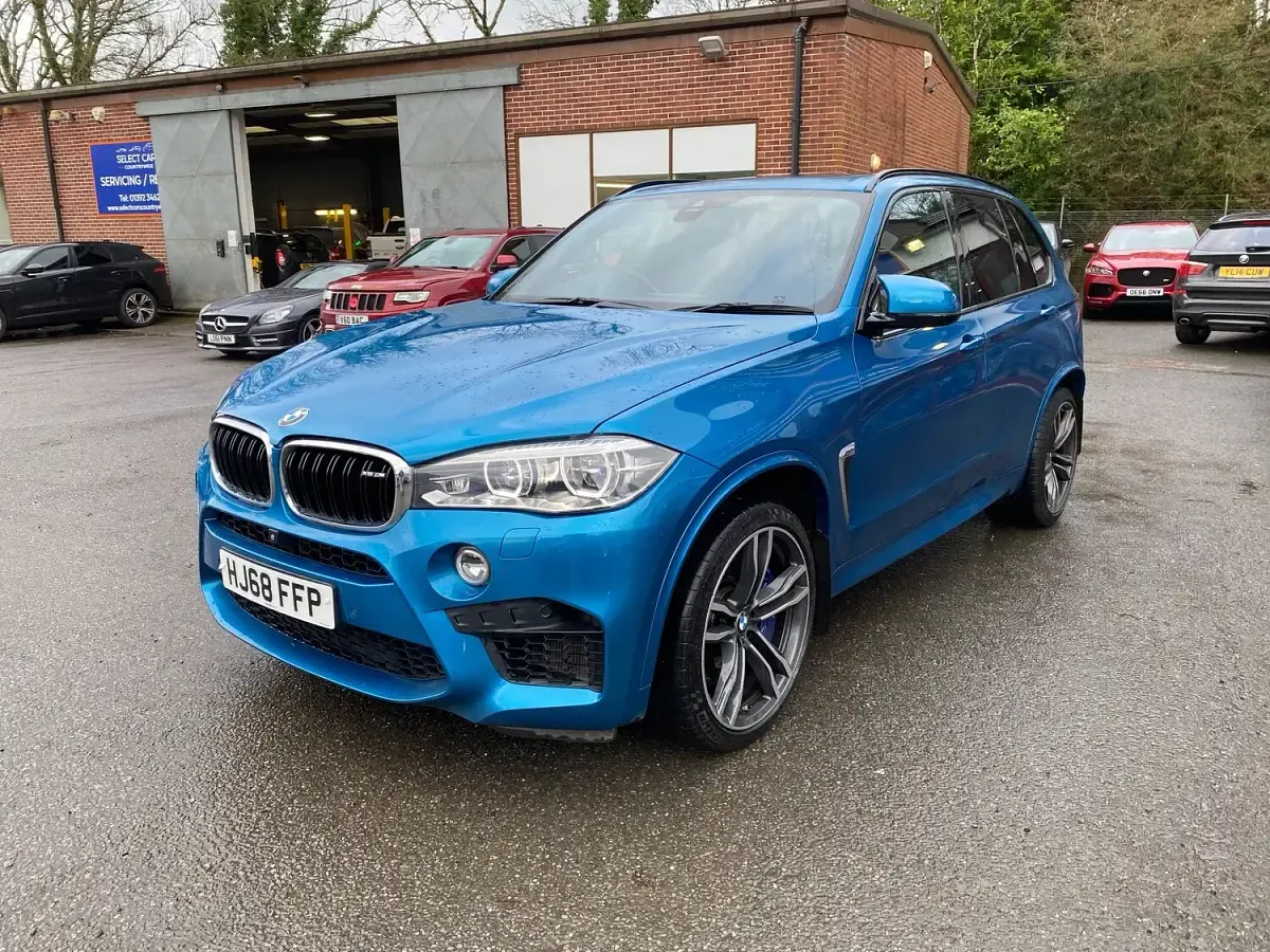Used BMW X5 M M Sport 575 HP (422 kW) 2018 Blue SUV