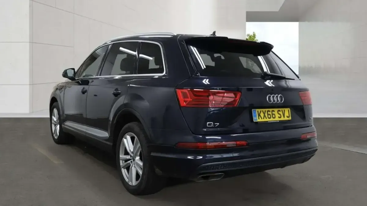 Begagnad Audi Q7 S-Line 2016 Blå SUV