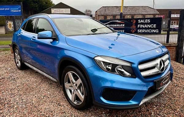 Used Mercedes GLA200 AMG line 136 HP (100 kW) 2016 Blue SUV