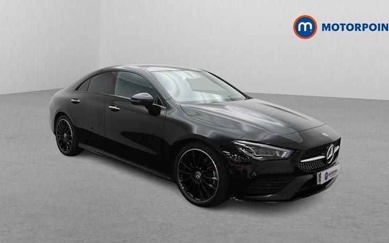 Used Mercedes CLA220 AMG Line Premium Plus 190 HP (139 kW) 2022 Black Sedan