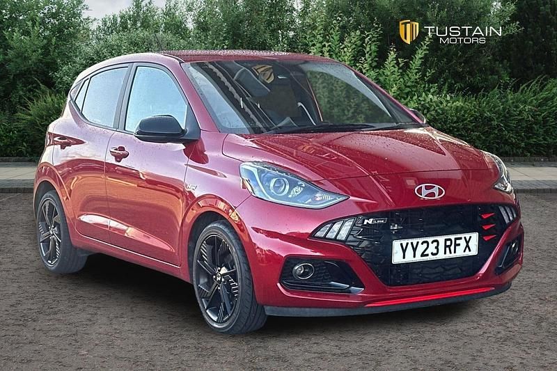 Red Used 2023 Hyundai i10 N Line Hatchback | £13,299 (Fair price) - Image 1/4