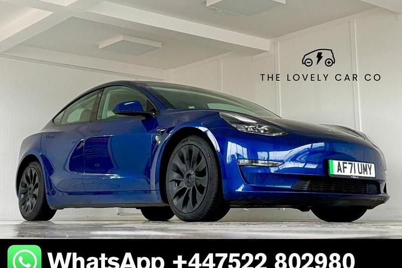 Blue Used 2021 Tesla Model 3 Sedan | £18,290 (Fair price) - Image 1/1