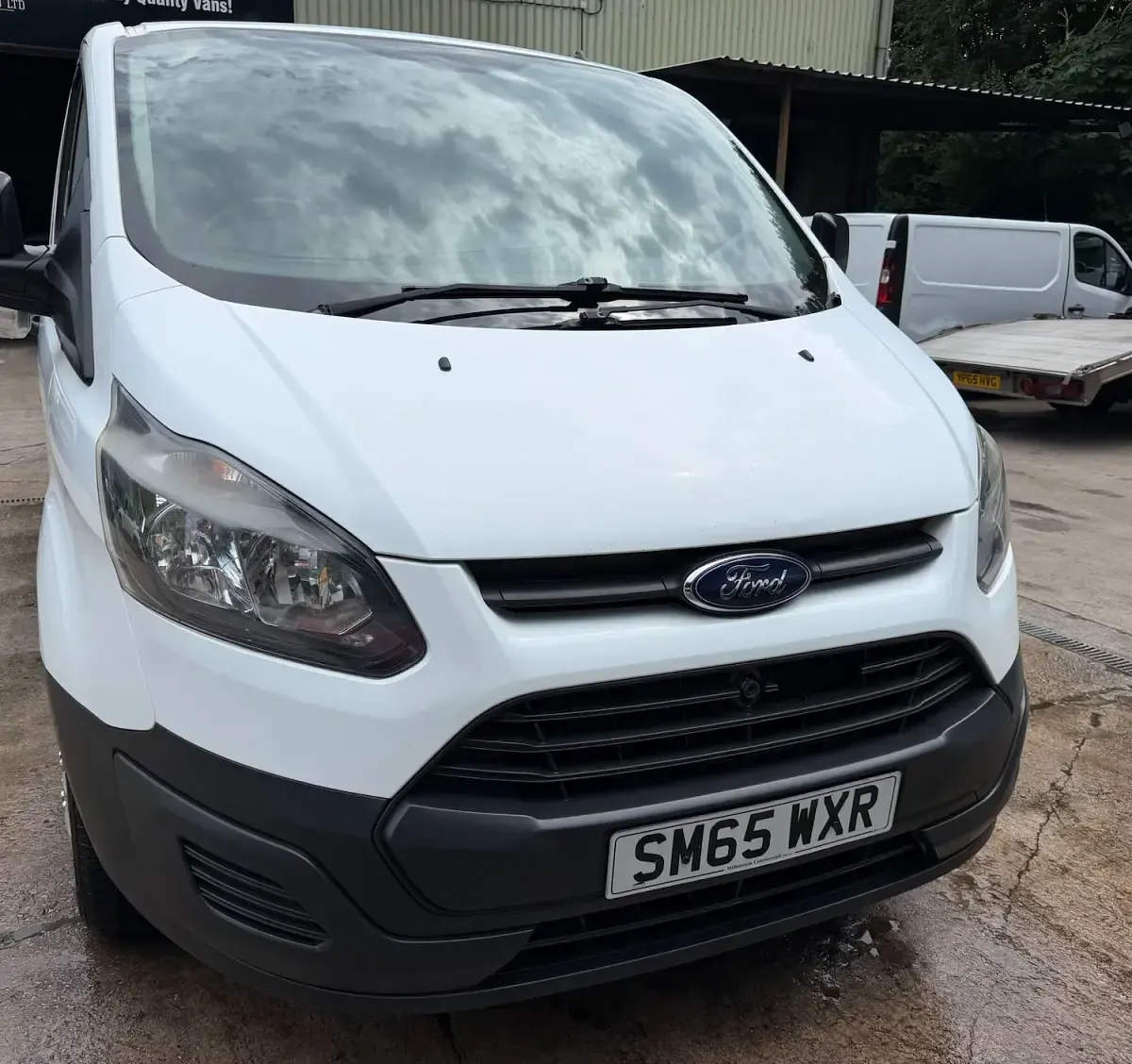 Used Ford Transit Custom 123 HP (90 kW) 2015 White Van