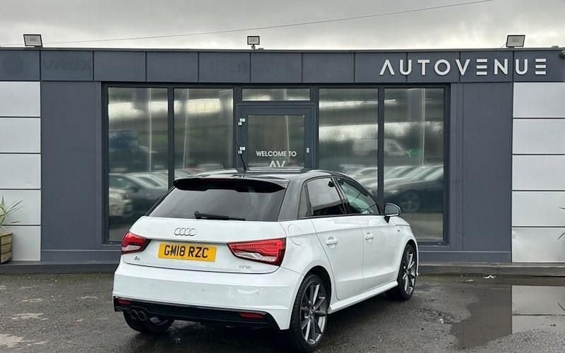Used Audi A1 Sportback Black Edition 125 HP (91 kW) 2018 White Hatchback