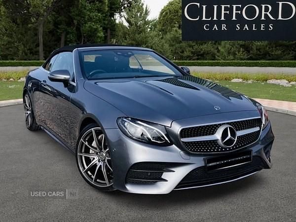 Used Mercedes E220 AMG line 2017 Grey Cabriolet