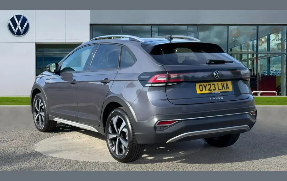 Used VW Taigo Style 110 HP (80 kW) 2023 Smokey grey metallic black  SUV