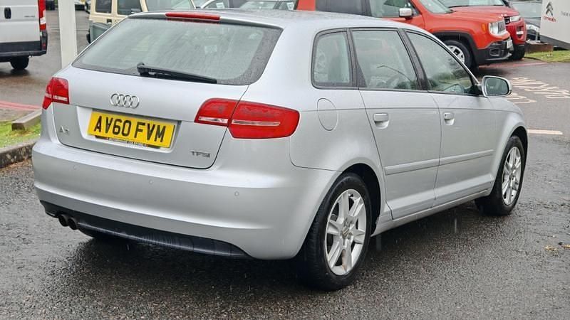Used Audi A3 Sportback 125 HP (91 kW) 2010 Silver Hatchback