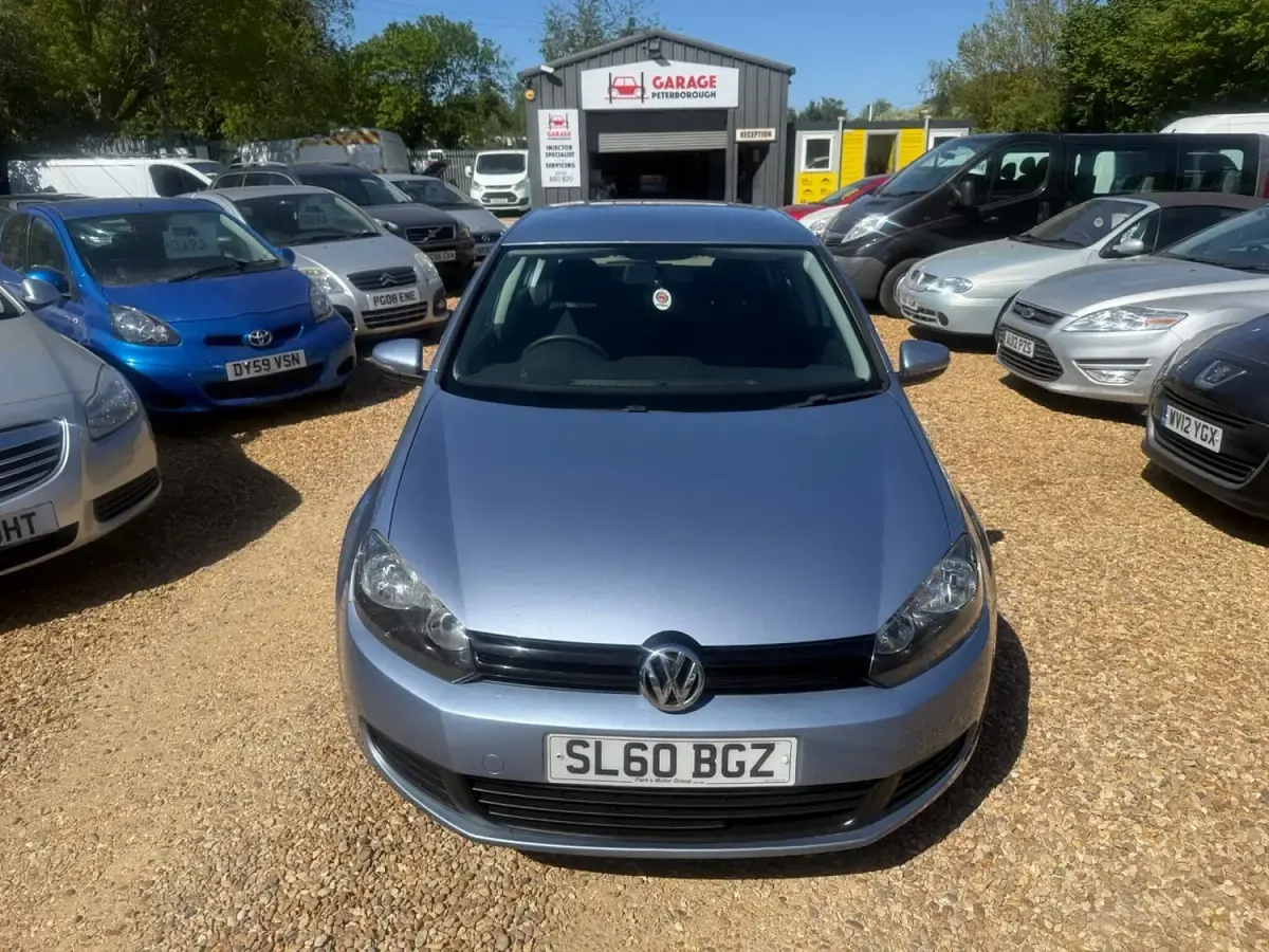 Used VW Golf VI S 105 HP (77 kW) 2010 Blue Hatchback