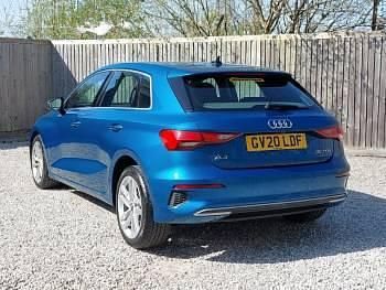 Used Audi A3 Sport 150 HP (110 kW) 2020 Blue Sedan